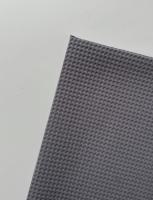 Ткань вафля хлопок "серый" арт. 971 клетка 7*7мм