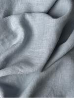 Ткань лён с эфектом мятости (крэш)  "туман"  арт. 1840КР | Ellie Fabrics