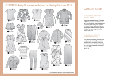 Журнал OTTOBRE Woman Россия 2/2019 | Ellie Fabrics