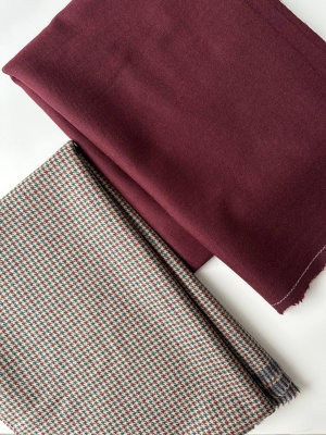 Шерсть костюмная «винный» арт. 60603