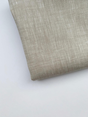 Ткань лён умягченный "меланж натуральный" сорочечный арт. 133 | Ellie Fabrics